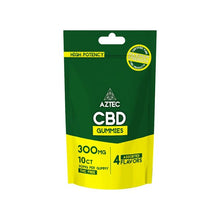 Load image into Gallery viewer, Aztec CBD Broad Spectrum 300mg CBD Gummies - 10 Pieces - Associated CBD