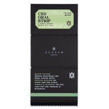 Load image into Gallery viewer, Elevar Leafs 125mg CBD Oral Strips - Associated CBD