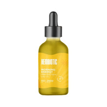 Load image into Gallery viewer, A 50ml yellow bottle labeled "Hembiotic 2500mg Bulk CBD Oil" with a black dropper cap. The packaging indicates 2500 mg CBD and added Vitamin D. The vegan-friendly label, featuring sunburst graphics, suggests energy and vitality, showcasing the benefits of Broad Spectrum CBD from the Hembiotic brand.