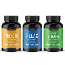 Load image into Gallery viewer, Vitacanna Broad Spectrum 750mg CBD Vegan Gummy Bears - Associated CBD