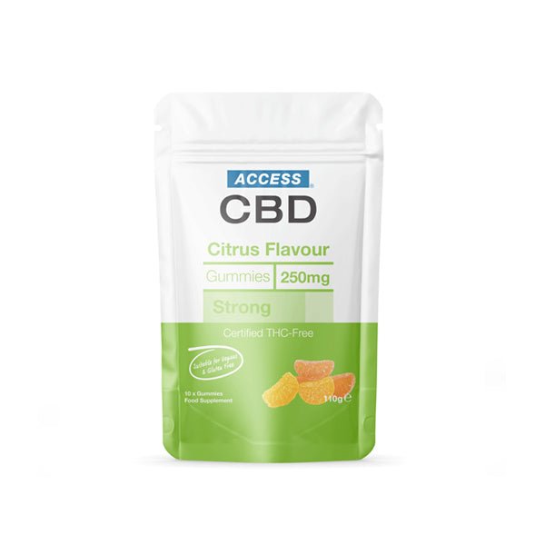 Access CBD Citrus Gummies 250mg CBD (110g) - Associated CBD