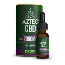 Load image into Gallery viewer, Aztec CBD Full Spectrum Hemp Oil 2000mg CBD 10ml - Associated CBD
