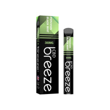 Load image into Gallery viewer, CBD Breeze Bar 300mg CBD Disposable Vape Device 600 Puffs - Associated CBD
