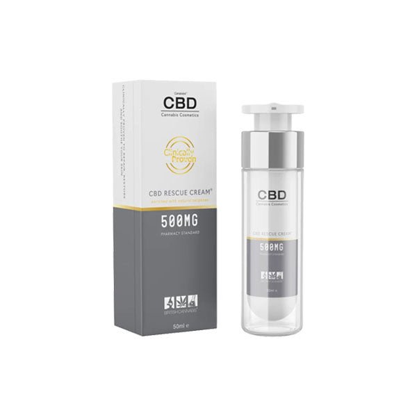 CBD by British Cannabis 500mg CBD Rescue Cream 50ml - Associated CBD