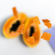 Load image into Gallery viewer, CBME Relax Try Me 175mg CBD Papaya Fruit Pieces - 5 Pieces - Associated CBD
