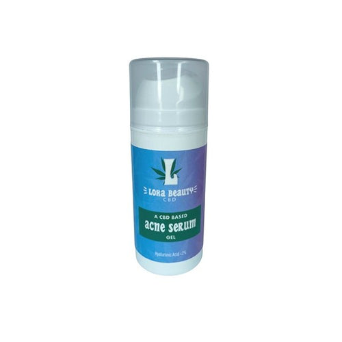 Loxa Beauty 1000mg CBD based Hyaluronic Acid Acne Serum Hyaluronic Acid - 100ml - Associated CBD