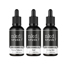 Load image into Gallery viewer, NKD 150mg CBD Infused Speciality Beard Oils 30ml - Associated CBD
