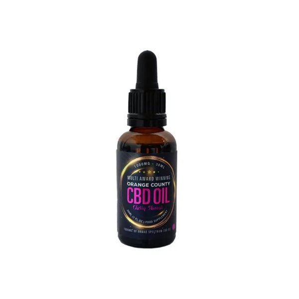 Orange County CBD 1500mg Flavoured Tincture Oil 30ml - Associated CBD