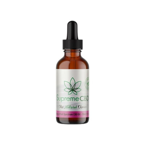 Supreme CBD 1000mg Full Spectrum CBD Tincture Oil - 30ml - Associated CBD